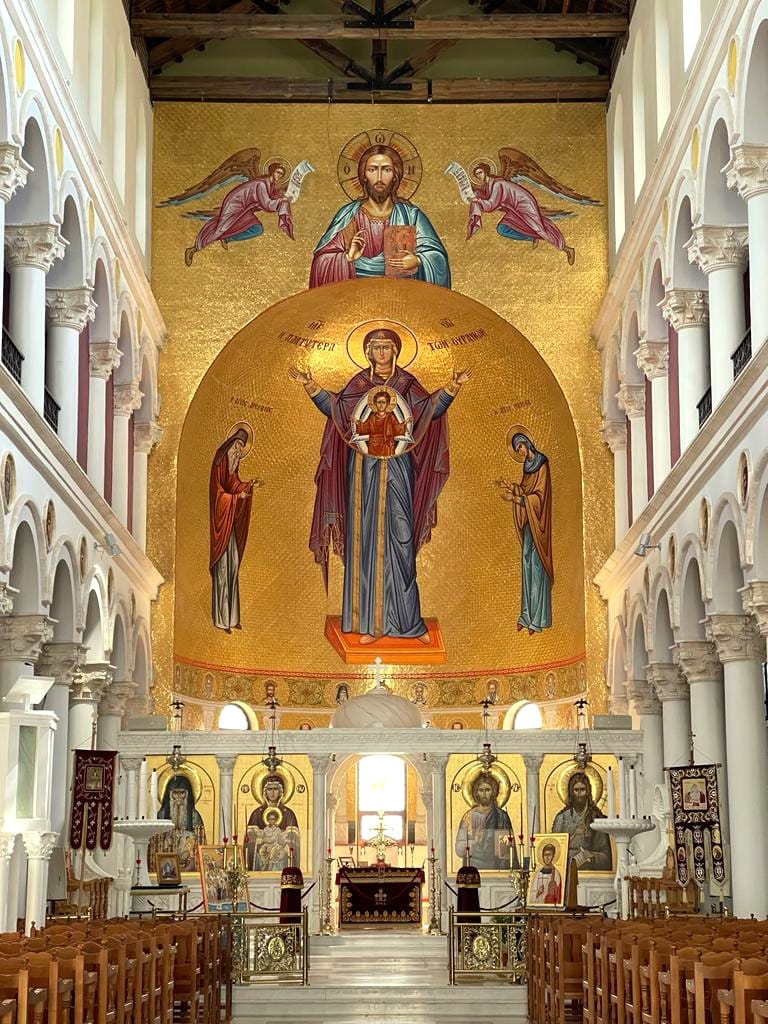 Mozaic de absidă cu Hristos Pantocrator